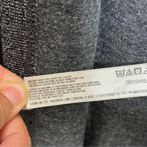 FP Beach by Free People Bicostal Duster Cardigan Long Line Charcoal Grey Small - Picture 12 of 14